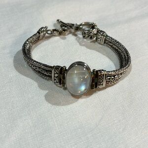 Sarda Bracelet Sterling Silver With Moon Stone